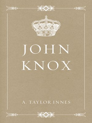 cover image of John Knox